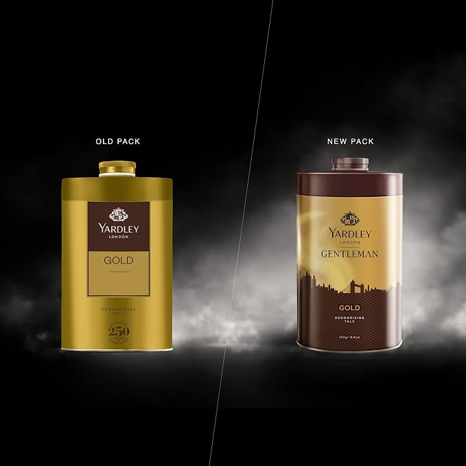 Yardley London Gold Perfumed Talc, 250 Gram