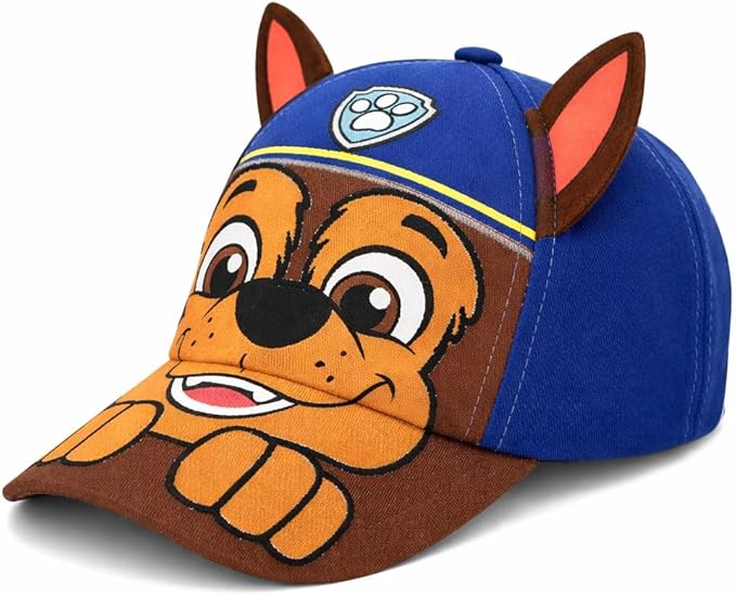 Nickelodeon Boys Baseball Cap, Paw Patrol Marshall Adjustable Toddler Hat, Ages 2-4 Or Boy Hats for Kids Ages 4-7
