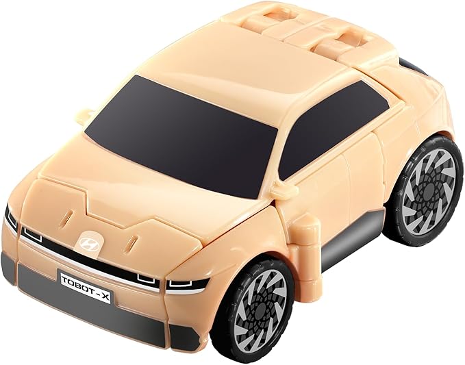 New TOBOT, MINI TOBOT X, Youngtoys Transforming Collectible Vehicle to Robot, Heroes Animation Character Toys for Kids 3 and up Transform Toys Cars, Mini Size 4-inch