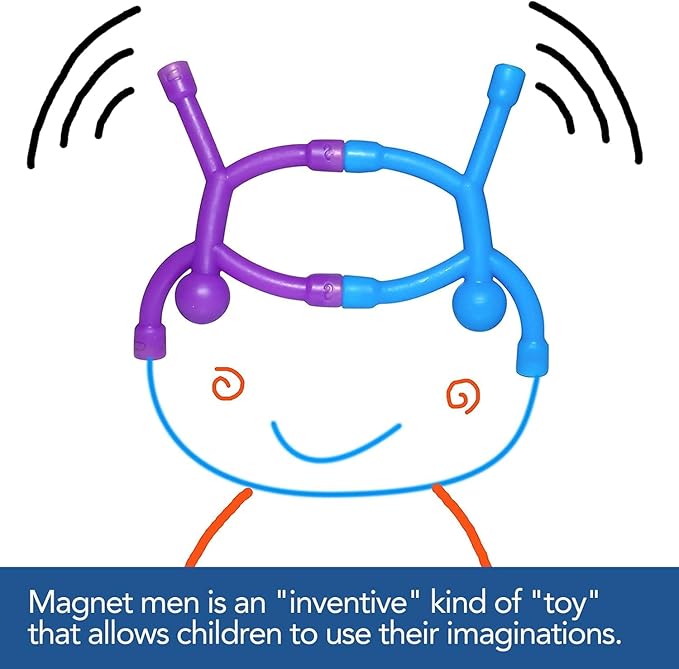 LOVIMAG 10Pcs Fridge Magnets Men, Cute Refrigerator Magnet Man, Fun Magnetic Toys Humanoid Magnet Toys for Man, Colorful Magnetic People Magnets Adults for Locker, Whiteboard Decorative, Transparent