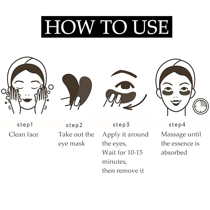 Zozu Avocado Eye Mask, Under Eye Patches for Puffy Eyes and Dark Circles, Nourishing and Hydrating Eye Cream, Naturally Derived Formula (60 PCS)