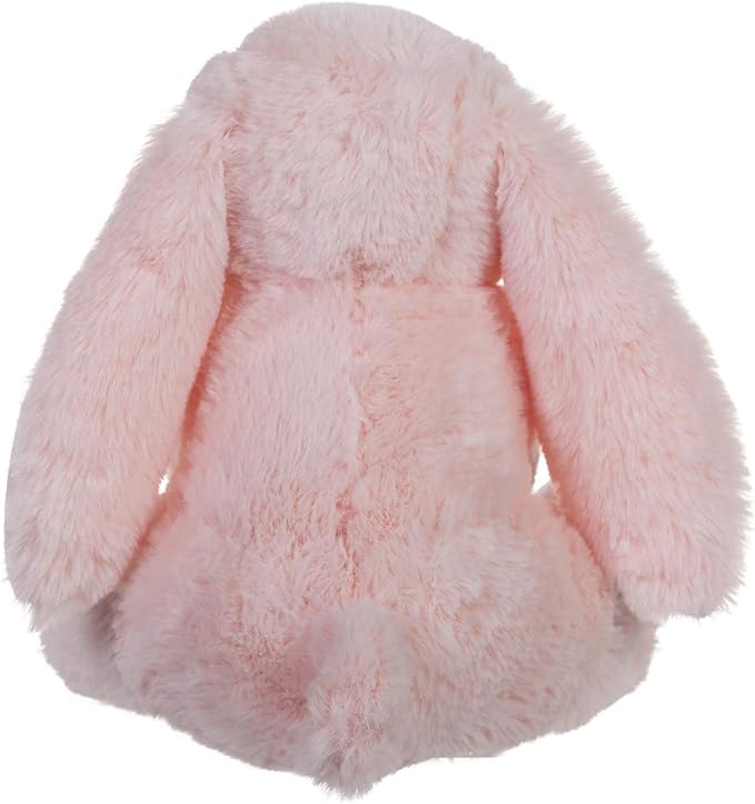 Apricot Lamb Toys Plush Indy Pink Bunny Rabbit Stuffed Animal with Fluffy Soft Ears (Indy Pink Bunny, 8 Inches)