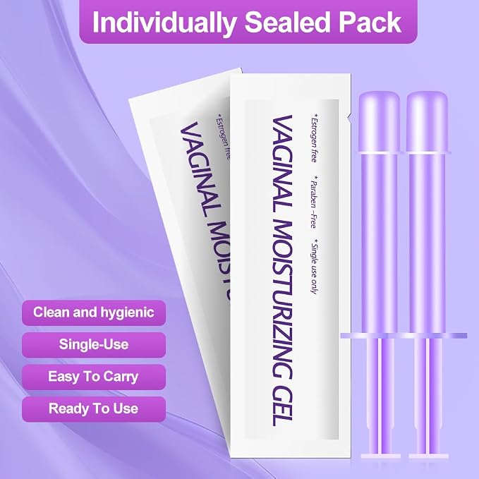 Vaginal Moisturizer Gel with Hyaluronic Acid & Lactic Acid | Long Lasting Relief for Vaginal Dryness, Irritation & Intimate Discomfort | Hormone-Free Feminine Care