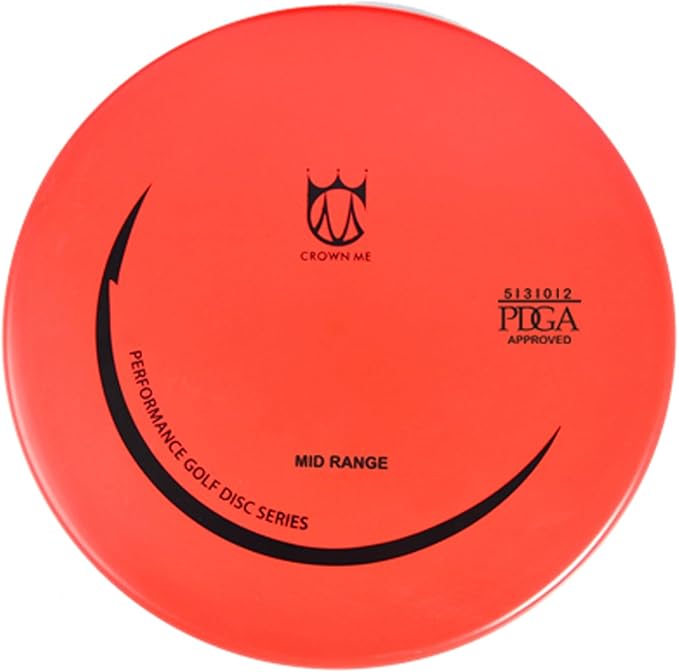 PDGA Approved Disc Golf Set with 6 Discs and Starter Disc Golf Red Bag – Fairway Driver, Mid-Range, Putter Disc