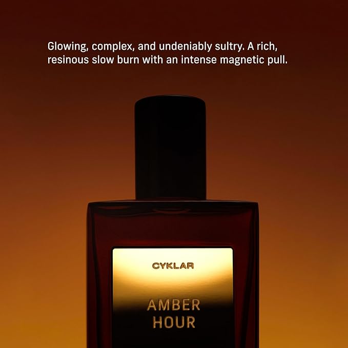 CYKLAR Perfume Oil for Skin – Amber Hour Scent – Rich & Spicy Perfume Fragrance with Palo Santo & Tonka Bean Notes – Travel-Friendly 15ml