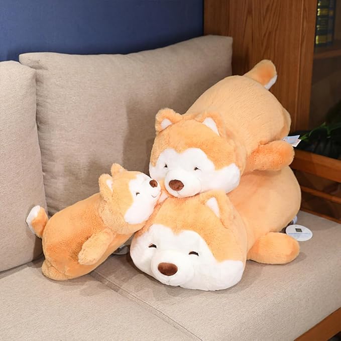 Soft Plush Corgi Dog Toy Stuffed Animal, Gift for Kids and Girls (50cm/19.6in)