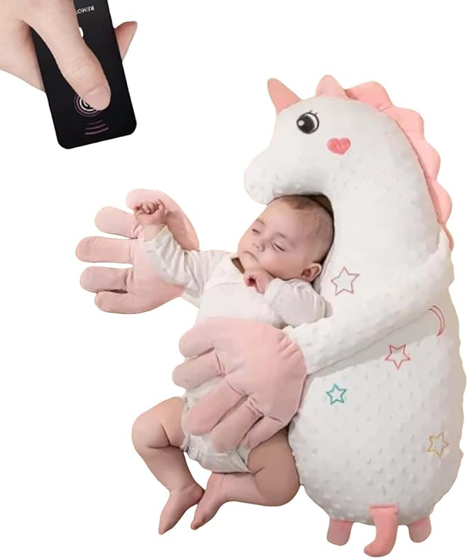 Baby Soothers Toys, Cute Animal Plush Stuffed Doll Toy for Girls Boys, Portable Dinosaur Unicorn Figure Soothing Dolls for Home and Travel (B #)