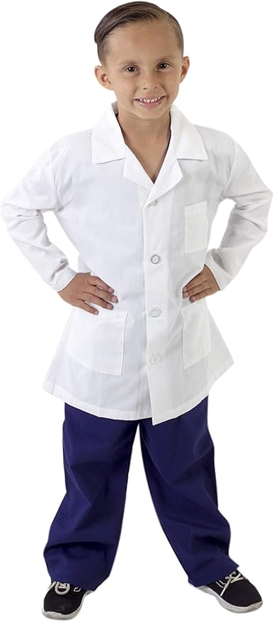 Natural Uniforms M&M Scrubs Childrens Lab Coat-Soft Fabric