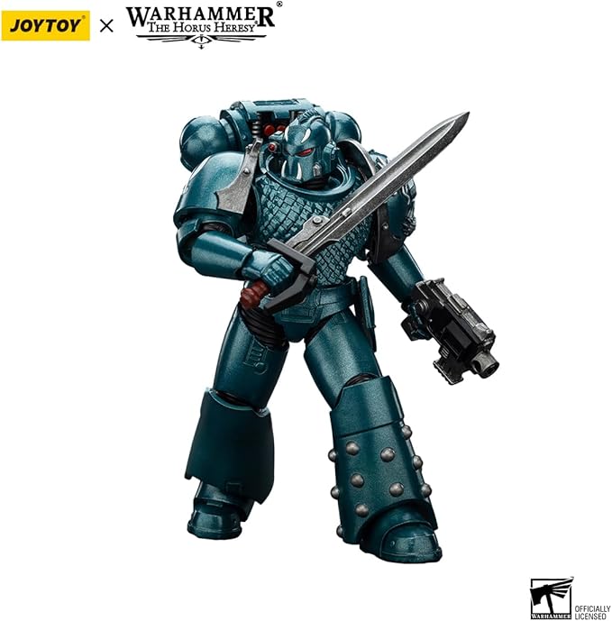 JOYTOY Warhammer The Horus Heresy Alpha Legion Headhunter Prime - 1:18 Scale 4.72in Action Figure Mecha Joy Toy Collection Model