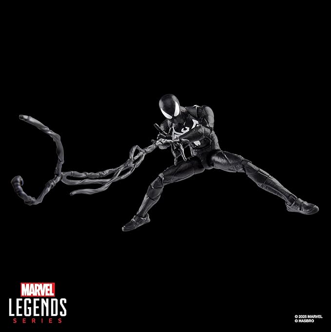 Marvel Legends Series Gamerverse Peter Parker Black Suit, Spider-Man 2 Video Game-Inspired Collectible 6 Inch Action Figure