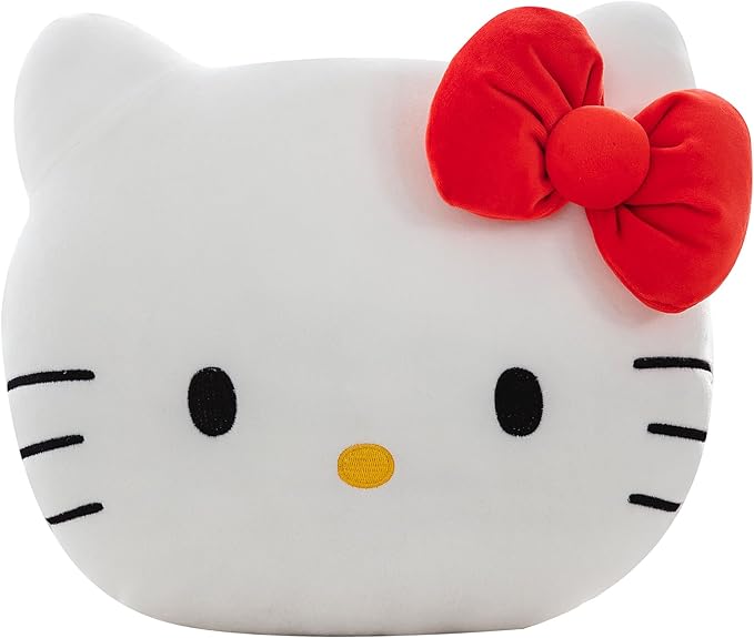 Northwest Hello Kitty Small Cloud Pillow 12 Inch – Plush Stuffed Pillow, Bedroom Decor, Great Gift Idea