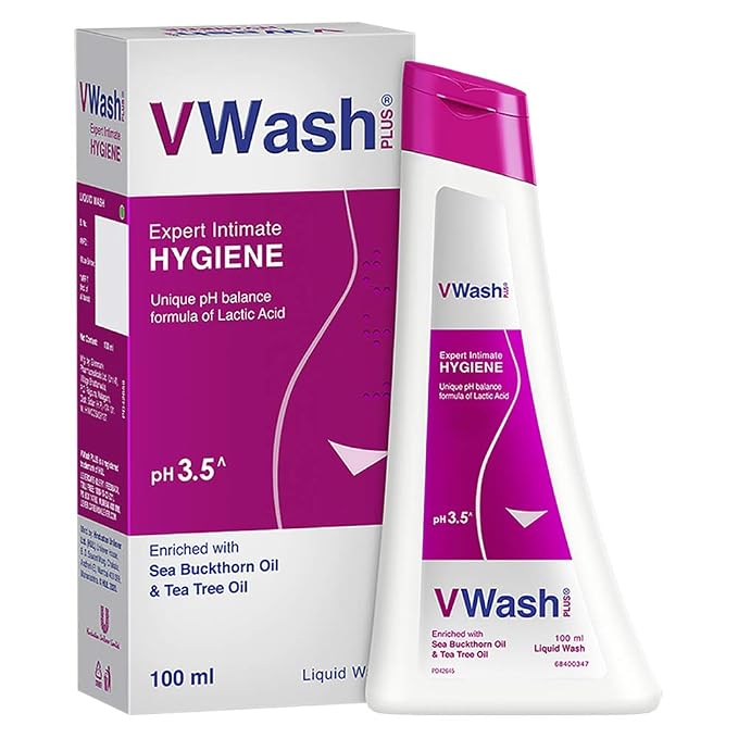 VWash Plus for Feminine Care and Hygiene, 100 ML