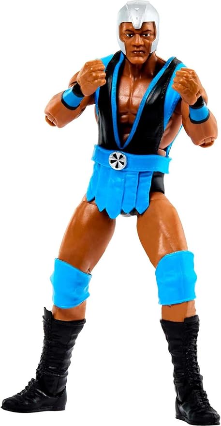 Mattel WWE Elite Collection Action Figure & Accessories, Series #98 Farooq Asad 6-inch Collectible with 25 Articulation Points & Swappable Hands