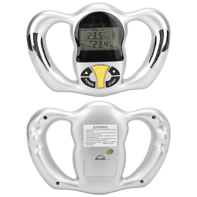 Handheld Body Fat Loss Monitor, Body Composition Monitor with Scale, BMI Meter Fat Analyzer Health Monitor Body Fat Monitor Device Handheld Body Fat Measurement Tool