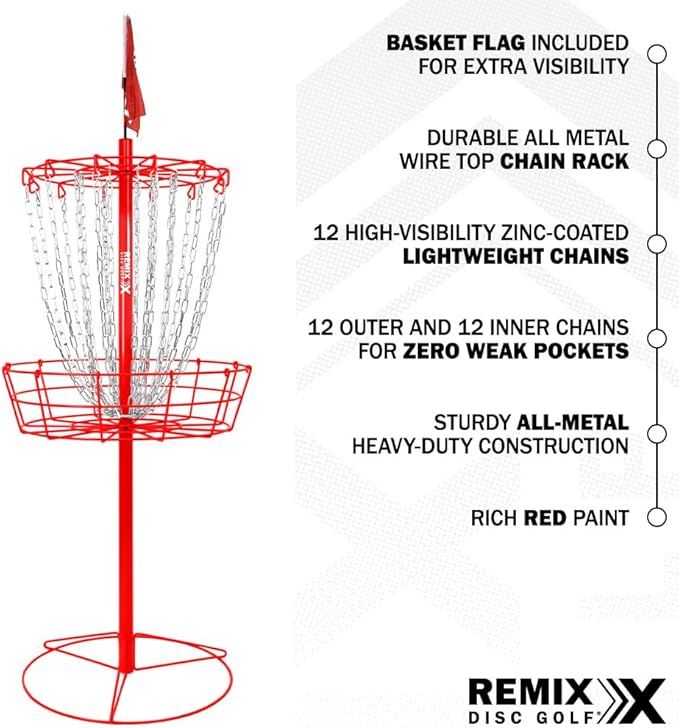 Remix Practice Basket for Disc Golf - Choose Your Color and Style