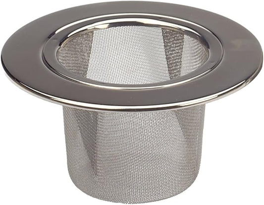 RSVP International Loose Leaf Tea Strainer, 18/8 Stainless Steel, Dishwasher Safe, 3.75" Diameter