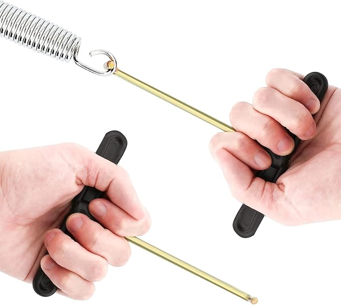Marvelity 3 Pcs Trampoline Spring Pull Tool Kit, Trampoline Parts T-Hook Puller, Trampoline Accessories Spring Pull T-Shape Hook