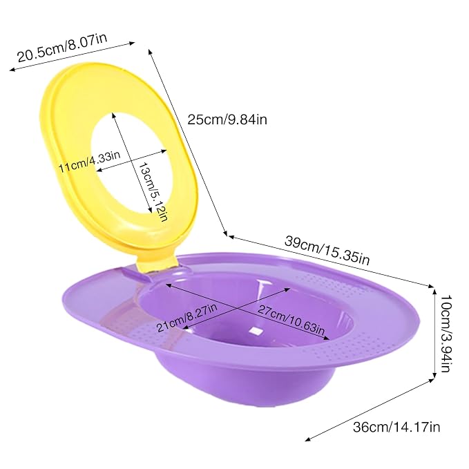 Cat Potty Toilet Training Kit, Removable Cat Toilet Seat Training Kit, Portable Safe Urinal Pottys with Slip Proof Edges, Reusable Urinal Potty, for Kitten Pet RV House Travel Home