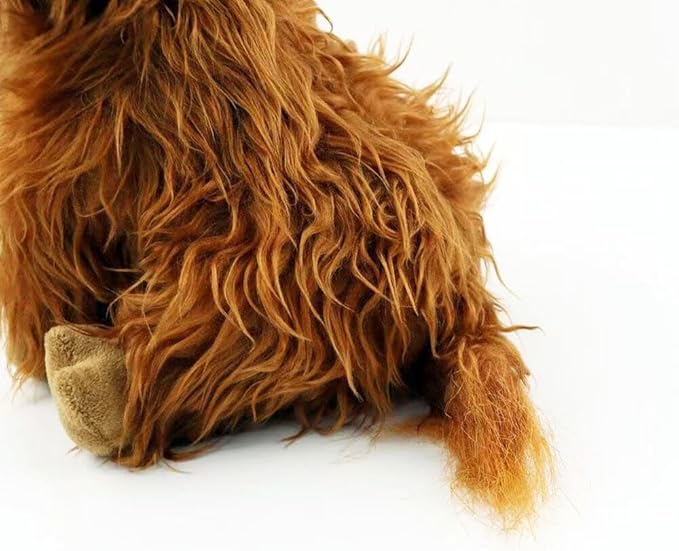 Highland Cow Stuffed Animal Cute Highland Cow Plush Doll Toy 10 inch for Girls Boys Christmas (highlandcow 25cm)