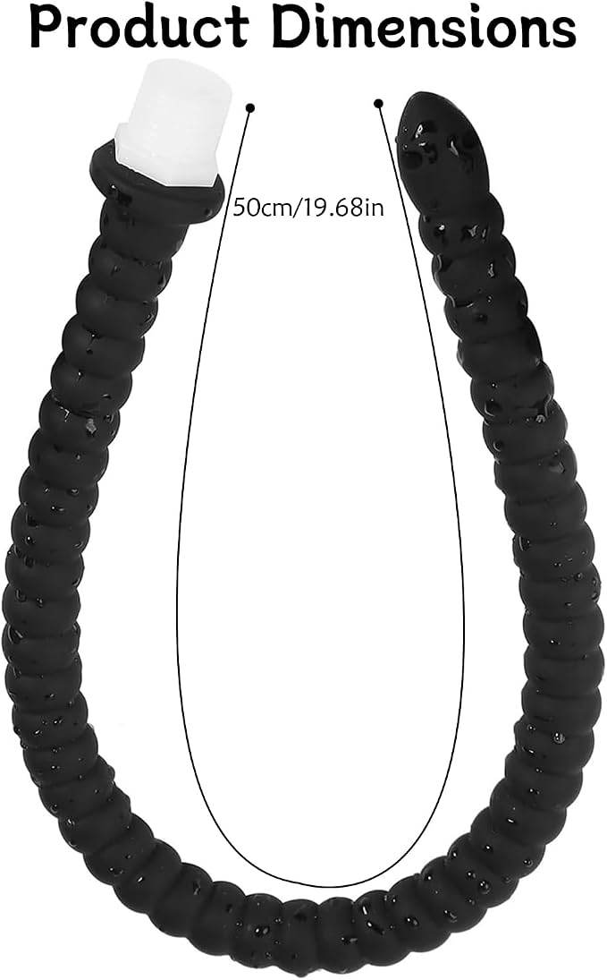 Shower Douche Shower Enema Shower Cleaner Enema Douche System - 4 Holes Water Spray Comfortable Silicone Nozzles Enema Attachment, Reusable Shower Enema Head(50cm)