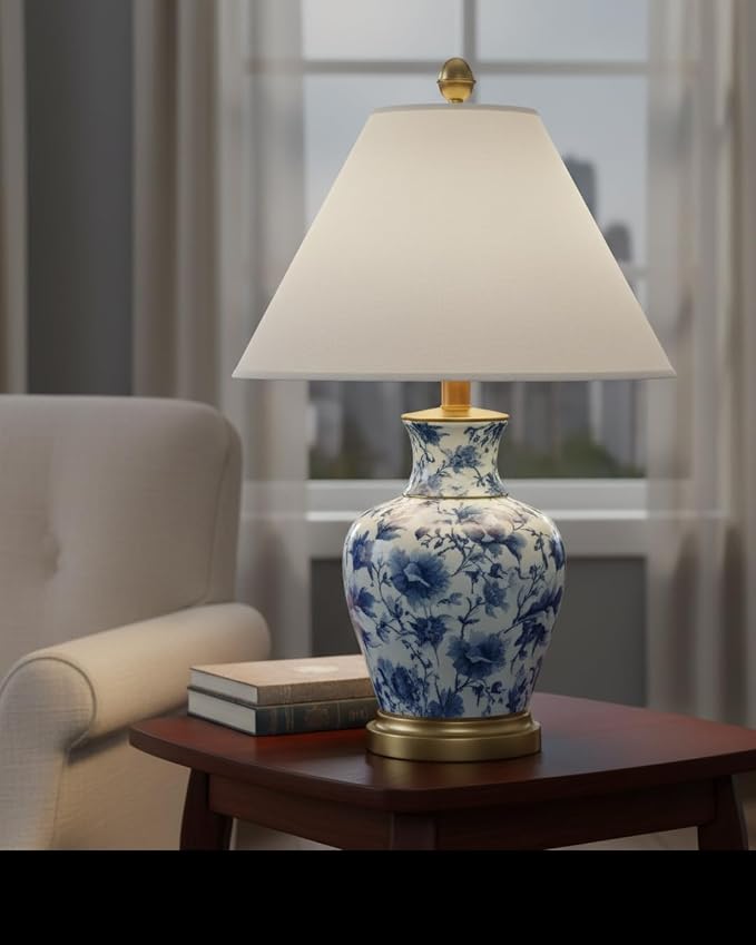 Aspen Creative 32205A Hardback Empire Spider Lamp Shade in Light Grey, 6" Top x 19" Bottom x 12" Slant Height