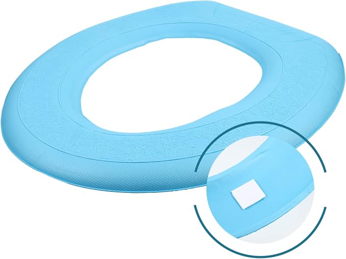 Luxshiny Breathable Eva Toilet Seat Cover Comfortable Cushion for Home Travel and Public Restrooms Easy to Clean Portable and Reusable Toilet Pad