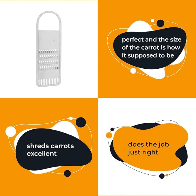Korean Carrot Vegetable Shredder - Carrot Plastic Slicer for Kitchen - Julienne Grater for Kitchen