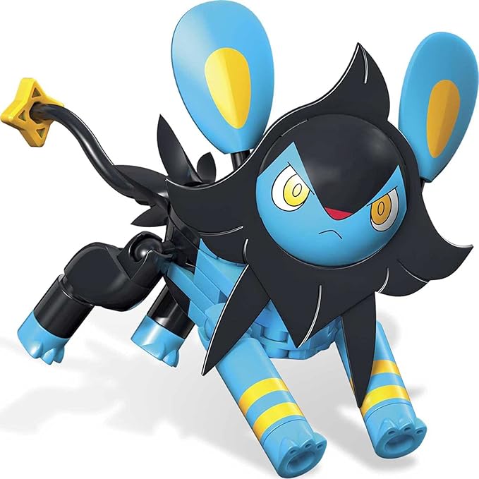Mega Construx Pokemon Luxio Construction Set with Character Figures, Building Toys for Kids (67 Pieces)
