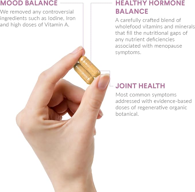 Nutritional Roots Menopause Support Vitamins for Women - 60 Capsules