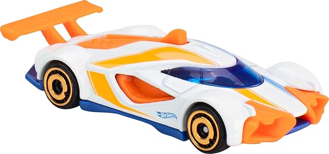 Hot Wheels Toy Cars, Set of 5 1:64 Scale Die-Cast Cars Featured in The Kids Animated Netflix Series Let’s Race
