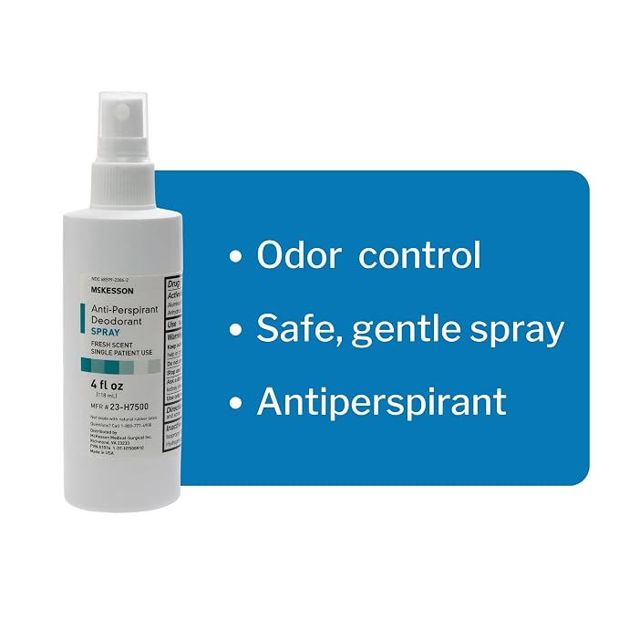 McKesson Anti-Perspirant Deodorant Spray, Fresh Scent, 4 oz, 1 Count