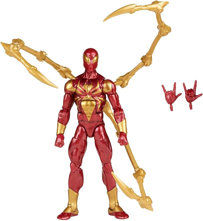 Marvel Legends Series Spider-Man 6-inch Iron Spider Action Figure Toy, Includes 2 Accessories