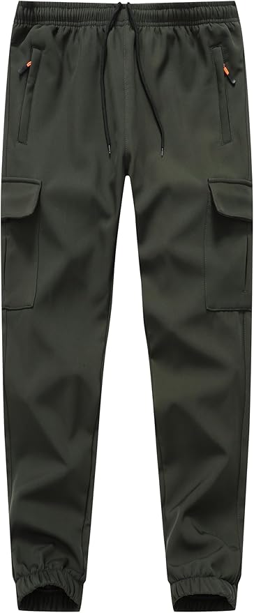 Boys Girls Snow Pants Waterproof Fleece Lined Ski Pants Kids Winter Hiking Pants