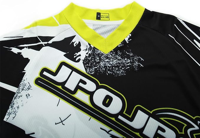 Dirt Bike Jersey for Youth, Kids Mountain Bicycle Shirt Long Sleeve Children Downhill Jerseys for Motorcycle Motocross
