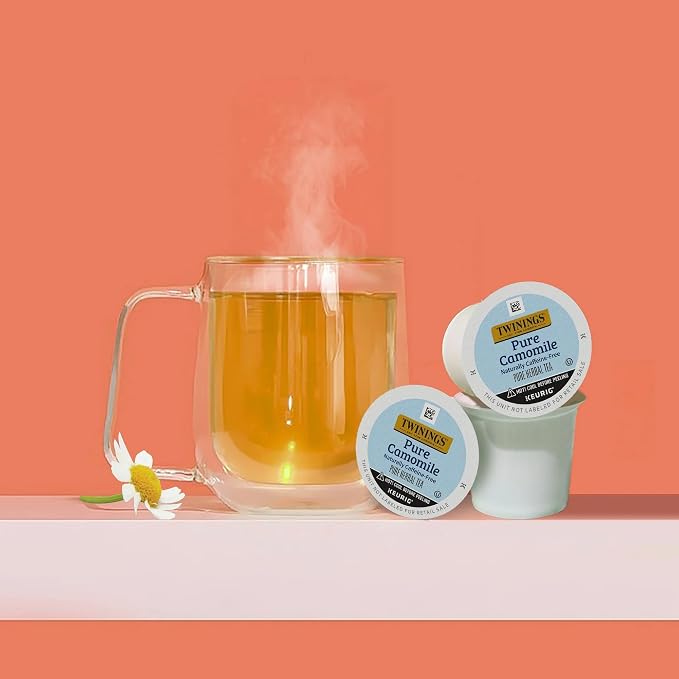 Twinings 20 Count Herbal & Decaffeinated Sampler Assorted Keurig 2.0 K-Cups – Perfect Gourmet Gift Set