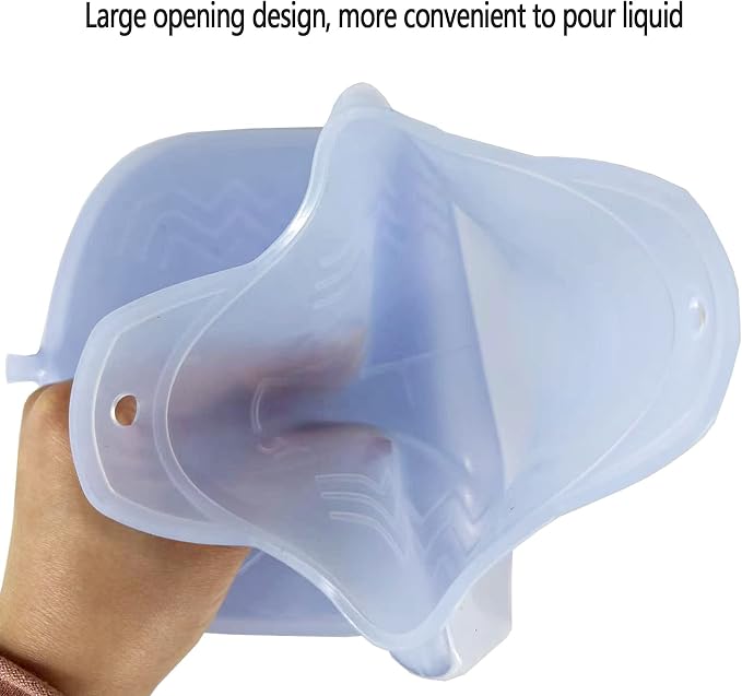 Smokitcen Colon Cleanse Enema Bag Kit with 5.2ft Silicone Hose, 5 Enema Tips and Controllable Flow Valve- Home- 2 Quart Capacity Silicone Enema for Coffee and Water Colon Cleanse for Men and Women