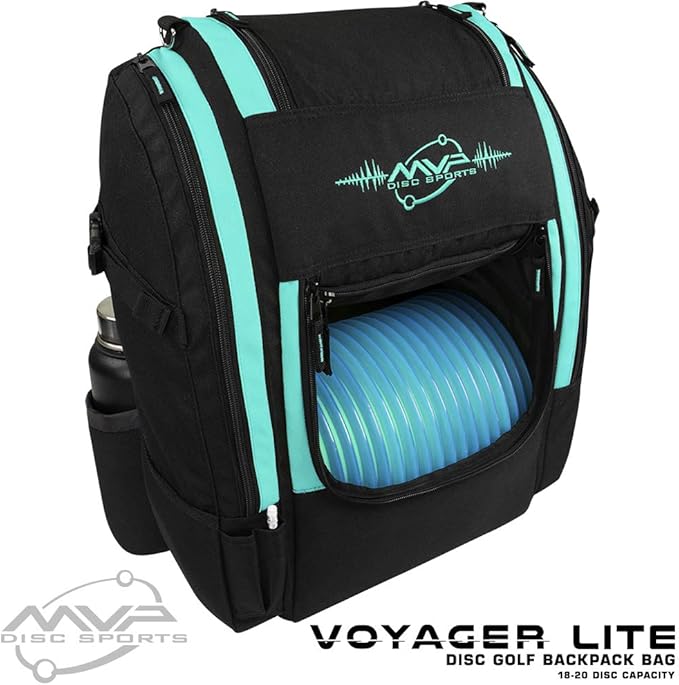 MVP Disc Sports Voyager Lite Backpack Disc Golf Bag (Choose Your Favorite Color)