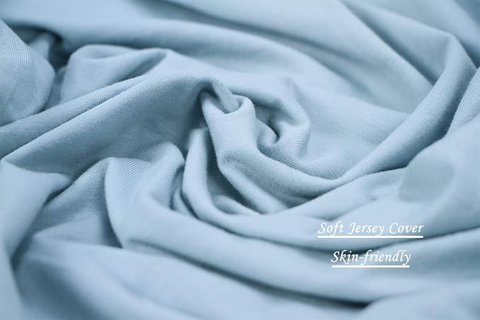 INSEN Pregnancy Pillows for Sleeping, Maternity Pillow with Cooling Cotton Cover, C Shaped for Pregnant Side Sleeping,Green