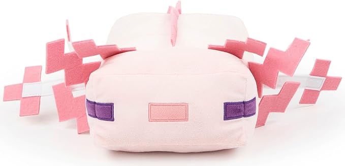 Jay Franco Minecraft Axolotl Plush Pillow Buddy - Super Soft Character Pillow - Polyester Microfiber, 18 Inches