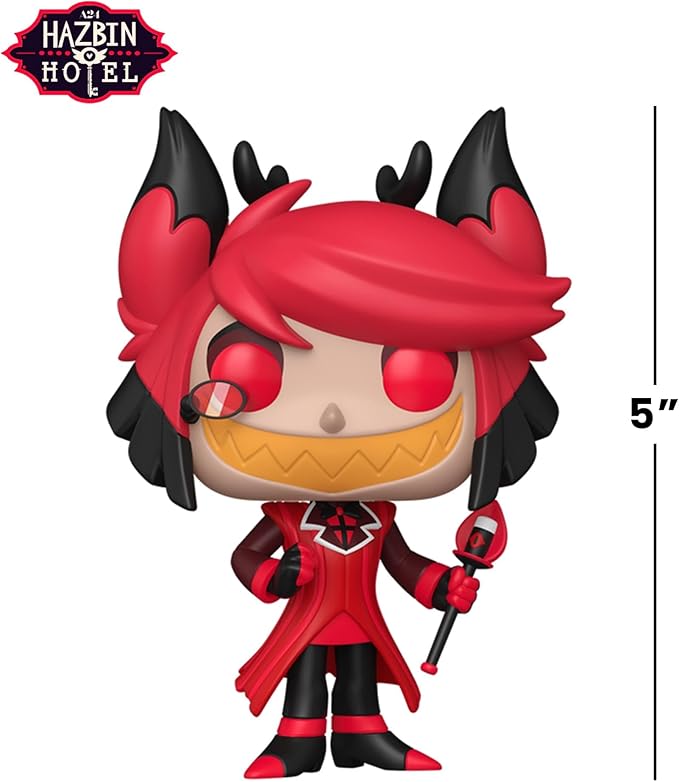 Funko Pop! Animation: Hazbin Hotel - Alastor - 1/6 Odds for Rare Chase Variant - Collectable Vinyl Figure - Gift Idea - Official Merchandise - Toys for Kids & Adults - Animation Fans
