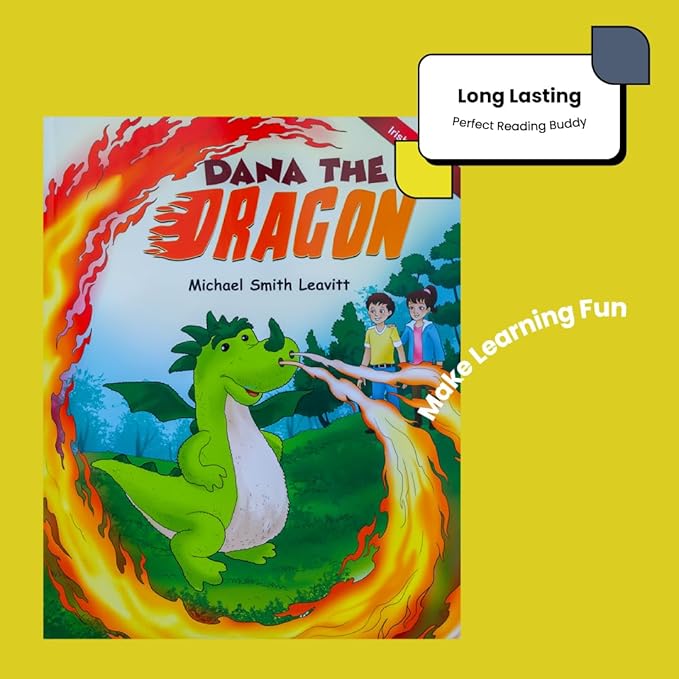 Dana The Dragon Stuffed Animal and Storybook Set About Bravery & Teamwork - Interactive Storytelling Bundle with Dragon Plush & Full-Color Illustrations for Ages 3-8