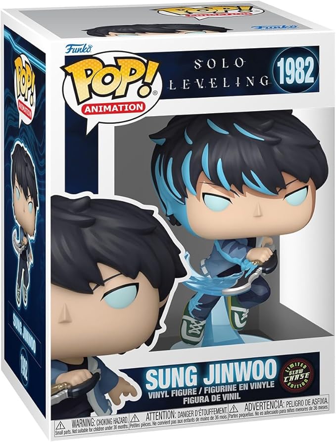 Funko Pop! Animation: Solo Leveling - Sung Jinwoo - 1/6 Odds for Rare Chase Variant - Styles May Vary - Collectable Vinyl Figure - Gift Idea - Official Merchandise - Toys for Kids & Adults