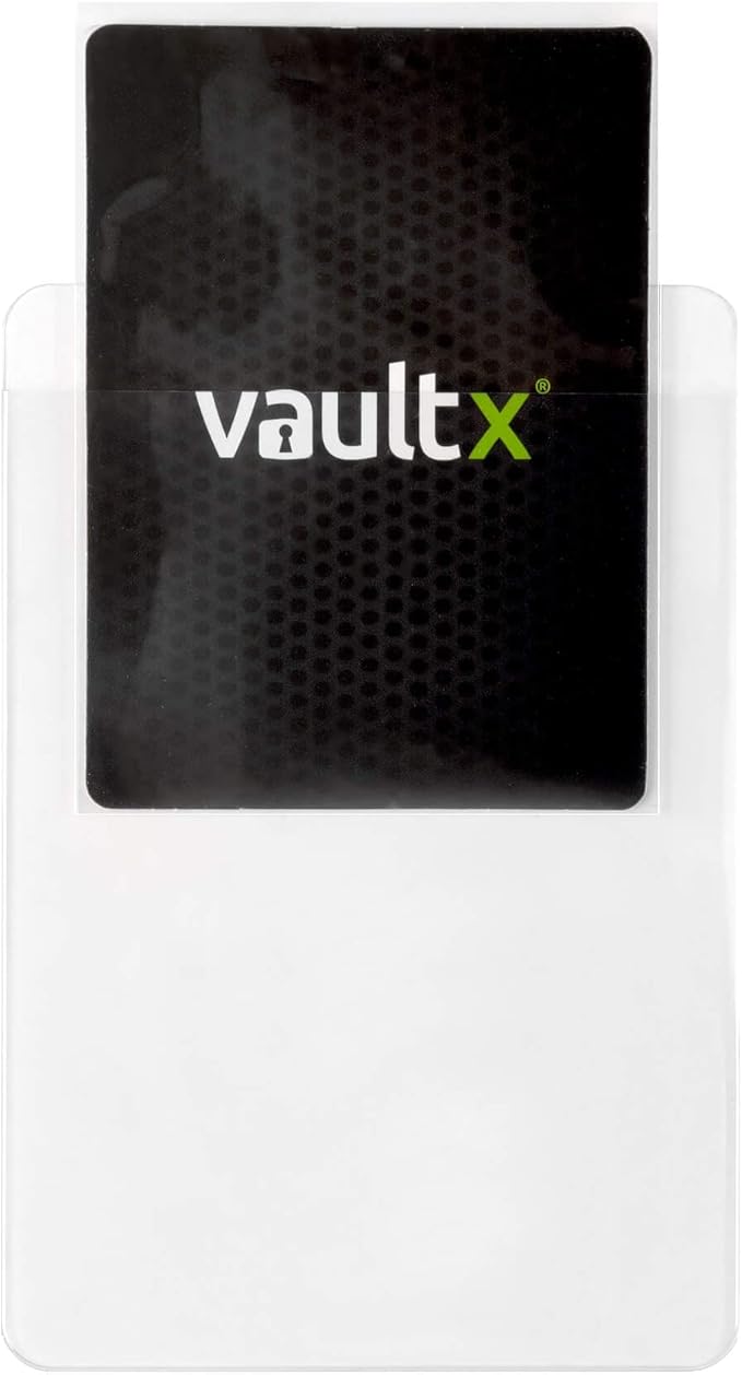 Vault X Semi-Rigid Trading Card Holders (50 Pack), Hard Sleeves for Trading Card Grading Submissions, Card Protectors