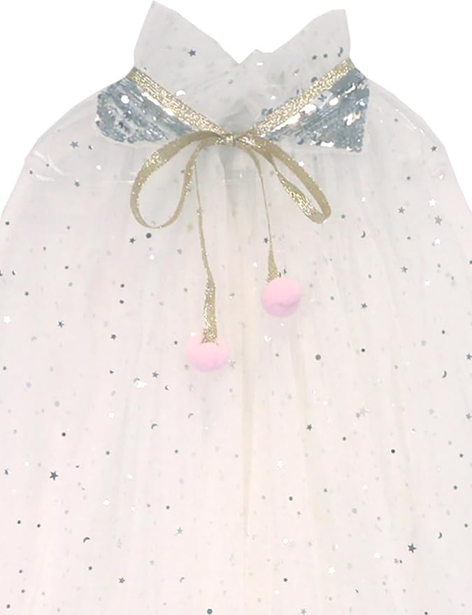 FKKFYY Rainbow Cape Cloak for Girl Princess