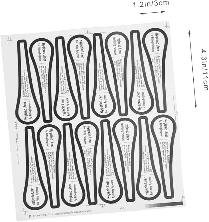 100pcs Colorful Stickers Adhesive Protective Decal Panty Liner for Bathing Suits Thong