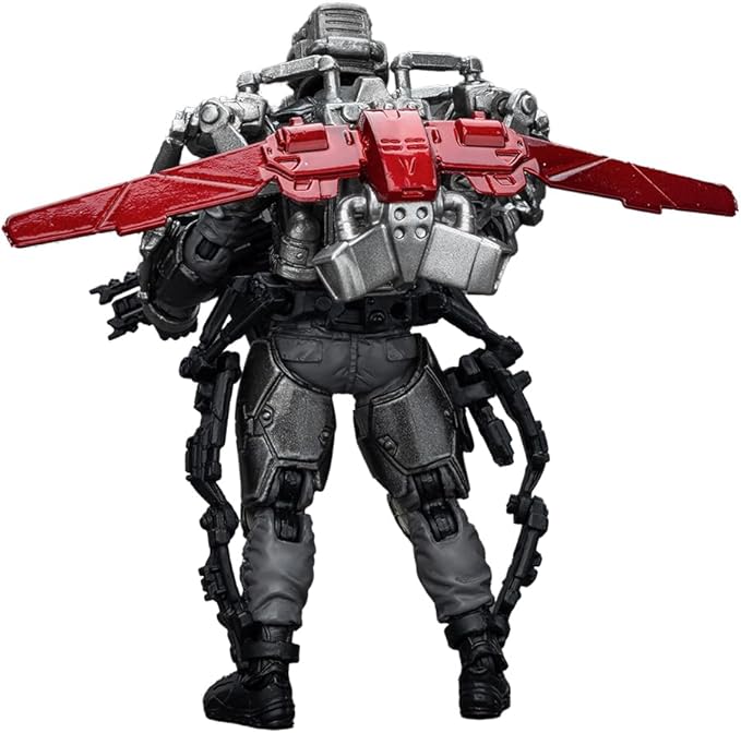 JOYTOY 1/18 Action Figure - Army Builder Promotion Pack Figure 28 -Lone Wolf with Exoskeleton ABS & PVC, Perfect for Collectors & Decor - 4.1 Inch, 3.74 OZ (JT1743)