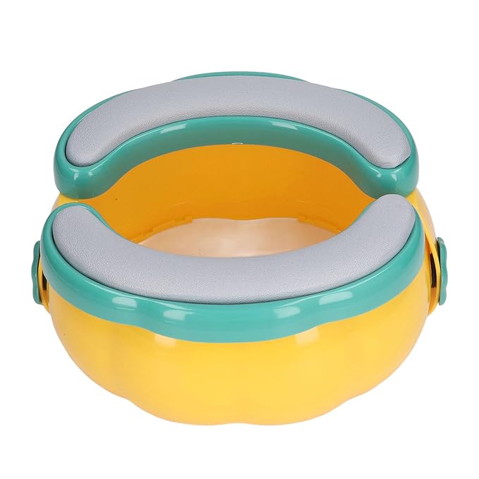 Travel Potty for Toddlers, Easy Clean Portable Foldable Potty Seat for Toddlers, Foldable Emergency Toilet with 20 Bags and Washable PU Pad for Car Camping Outdoor Indoor (Style 1)