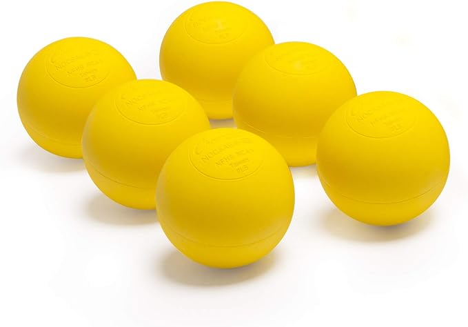 Champion Sports Lacrosse Balls – Official Size SEI Certified, Multi-Color Packs of 3, 6, or 12 for Practice & Games