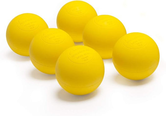 Champion Sports Lacrosse Balls – Official Size SEI Certified, Multi-Color Packs of 3, 6, or 12 for Practice & Games