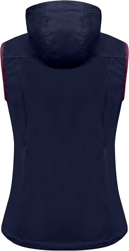 Little Donkey Andy Women's Lightweight Softshell Vest, Windproof Sleeveless Jacket for Running Hiking Travel